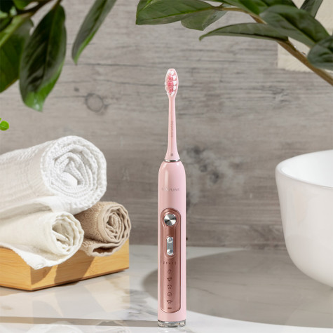 Электрическая звуковая зубная щётка Revyline RL 010 Pink и по всему Узбекистану в интернет-магазине Revyline.uz