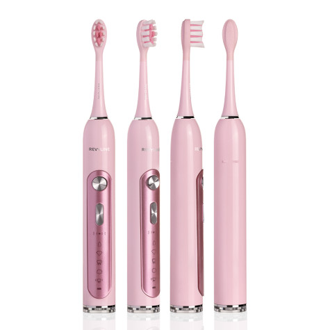 Электрическая звуковая зубная щётка Revyline RL 010 Pink и по всему Узбекистану в интернет-магазине Revyline.uz