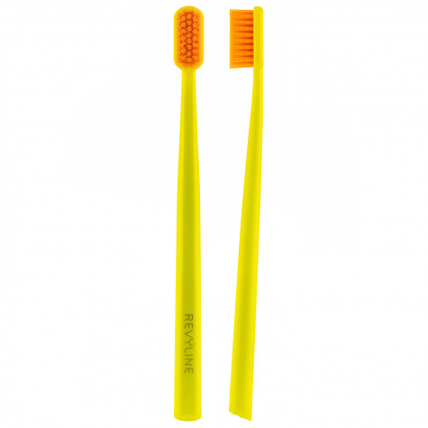 Зубная щетка Revyline SM6000 Smart салатовая - оранжевая, мягкая