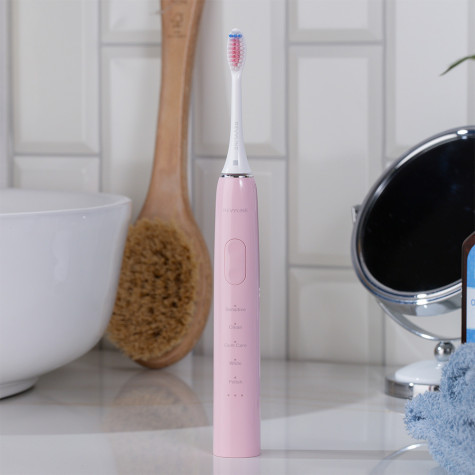 Электрическая звуковая зубная щетка Revyline RL 015 Pink и по всему Узбекистану в интернет-магазине Revyline.uz