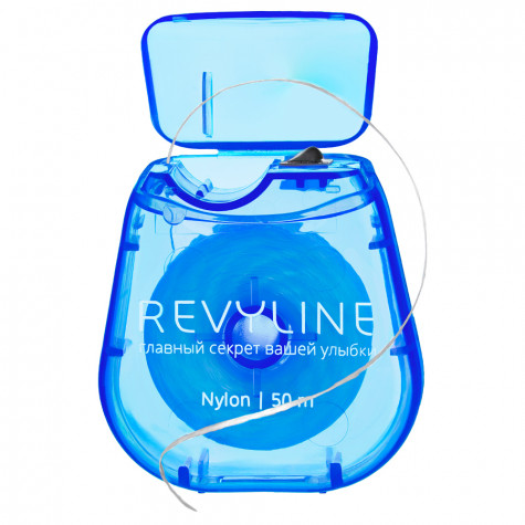 Зубная нить вощеная Revyline нейлон, мятная, 50 м и по всему Узбекистану в интернет-магазине Revyline.uz