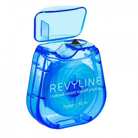 Зубная нить вощеная Revyline нейлон, мятная, 50 м и по всему Узбекистану в интернет-магазине Revyline.uz