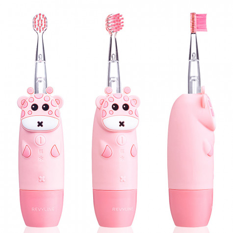 Электрическая звуковая зубная щётка Revyline RL 025 Baby, Pink и по всему Узбекистану в интернет-магазине Revyline.uz