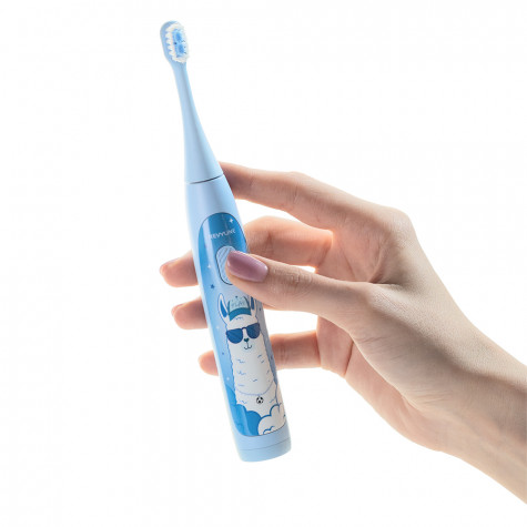 Электрическая звуковая зубная щётка Revyline RL 035 Kids, light Blue и по всему Узбекистану в интернет-магазине Revyline.uz