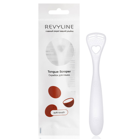 Скребок для языка Revyline Soft, белый и по всему Узбекистану в интернет-магазине Revyline.uz