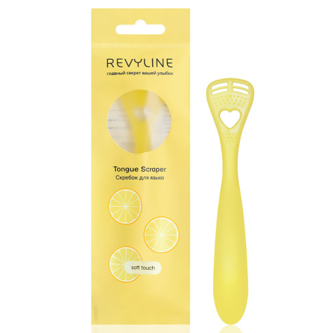 Скребок для языка Revyline Soft, желтый и по всему Узбекистану в интернет-магазине Revyline.uz