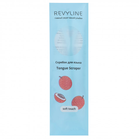 Скребок для языка Revyline Soft, голубой и по всему Узбекистану в интернет-магазине Revyline.uz