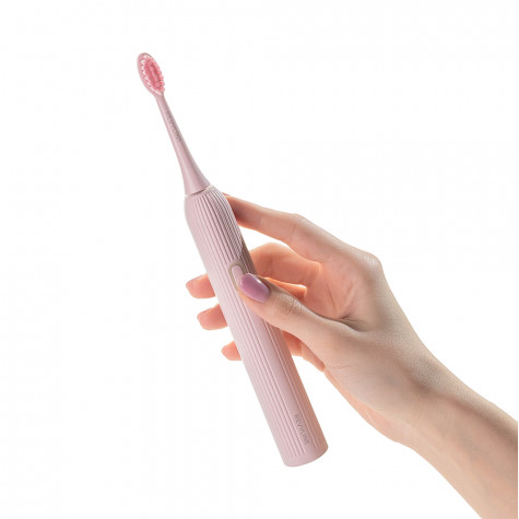 Электрическая звуковая зубная щётка Revyline RL 060, розовая и по всему Узбекистану в интернет-магазине Revyline.uz