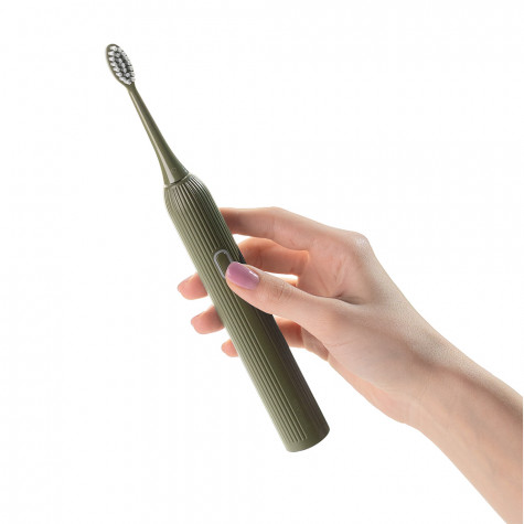 Электрическая звуковая зубная щётка Revyline RL 060, зеленая и по всему Узбекистану в интернет-магазине Revyline.uz