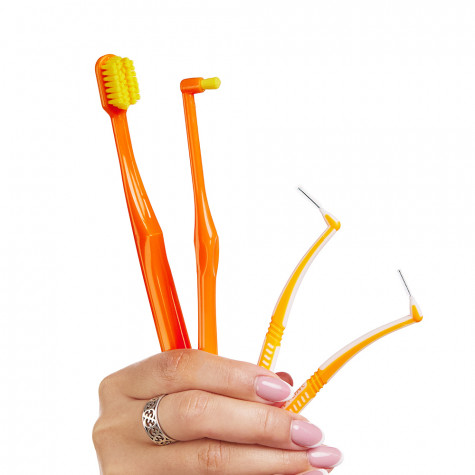 Ортонабор Revyline Dental Kit в пенале, размер S, оранжевый