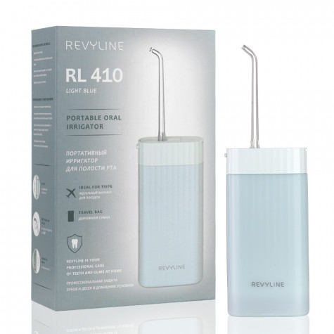 Портативный Ирригатор Revyline RL 410 Light Blue и по всему Узбекистану в интернет-магазине Revyline.uz