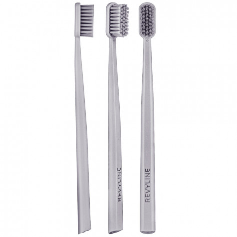Набор зубных щеток Revyline SM6000 DUO Yellow + Grey и по всему Узбекистану в интернет-магазине Revyline.uz