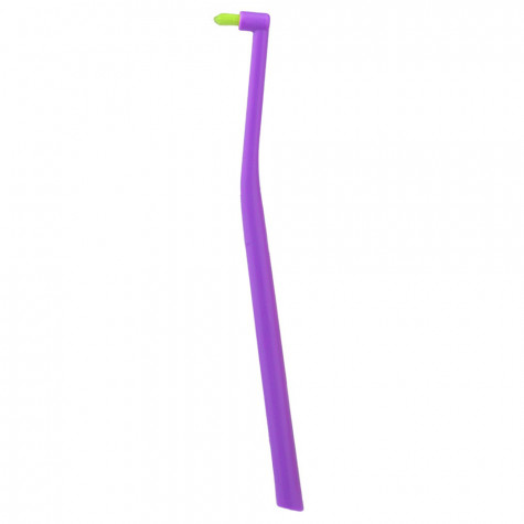 Зубная щетка Revyline SM1000 Single Long 9mm,  монопучковая, фиолетовая - салатовая