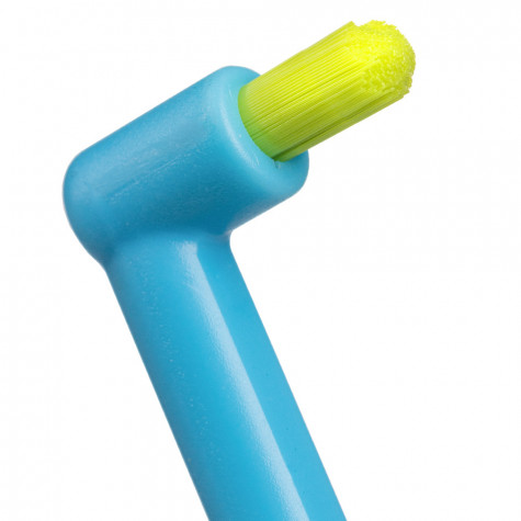 Зубная щетка Revyline SM1000 Single Long 9mm,  монопучковая, голубая - салатовая