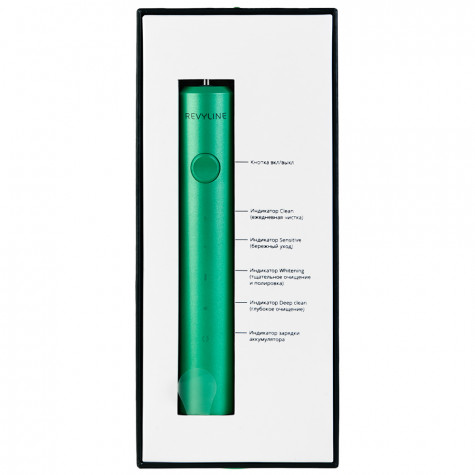 Электрическая звуковая зубная щётка Revyline RL 040 Special Color Edition Green Dragon и по всему Узбекистану в интернет-магазине Revyline.uz