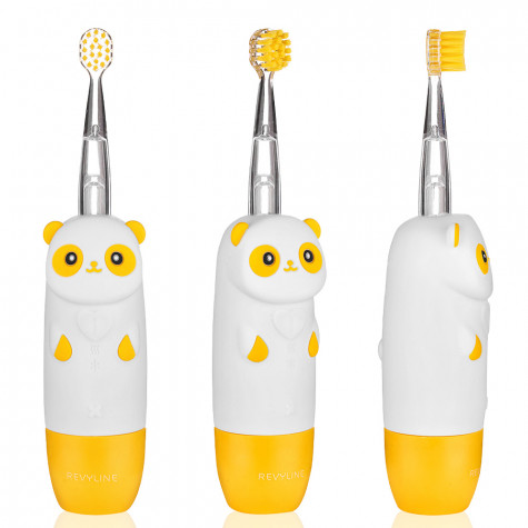 Электрическая звуковая зубная щетка Revyline RL 025 Panda, желтая и по всему Узбекистану в интернет-магазине Revyline.uz