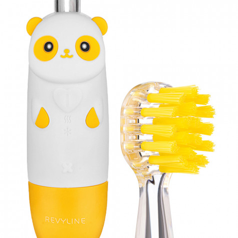 Электрическая звуковая зубная щетка Revyline RL 025 Panda, желтая и по всему Узбекистану в интернет-магазине Revyline.uz