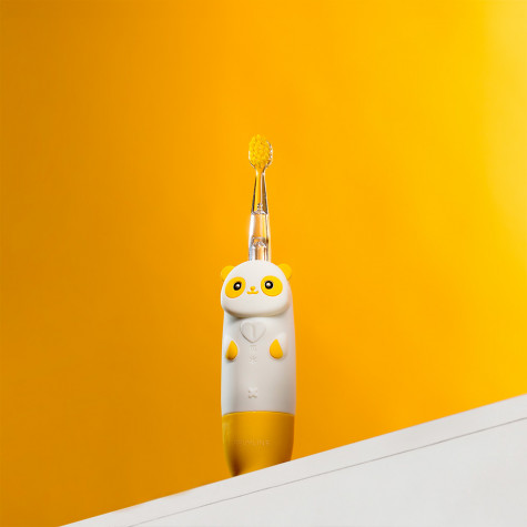 Электрическая звуковая зубная щетка Revyline RL 025 Panda, желтая и по всему Узбекистану в интернет-магазине Revyline.uz