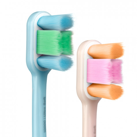 Набор зубных щеток Revyline Perfect 10000 DUO, Peach + Light Blue и по всему Узбекистану в интернет-магазине Revyline.uz