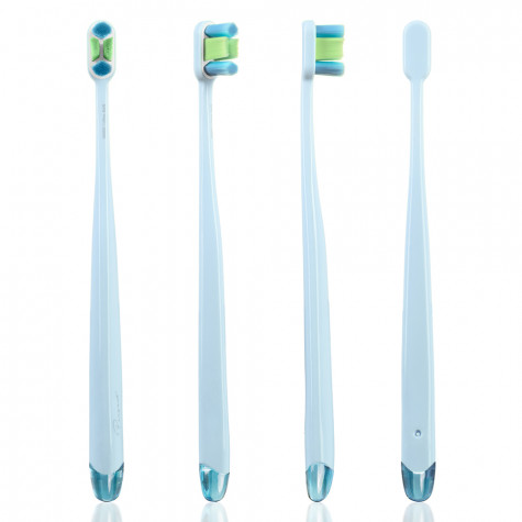 Набор зубных щеток Revyline Perfect 10000 DUO, Peach + Light Blue и по всему Узбекистану в интернет-магазине Revyline.uz