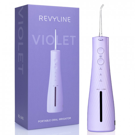 Портативный ирригатор Revyline RL 640, Lilac и по всему Узбекистану в интернет-магазине Revyline.uz