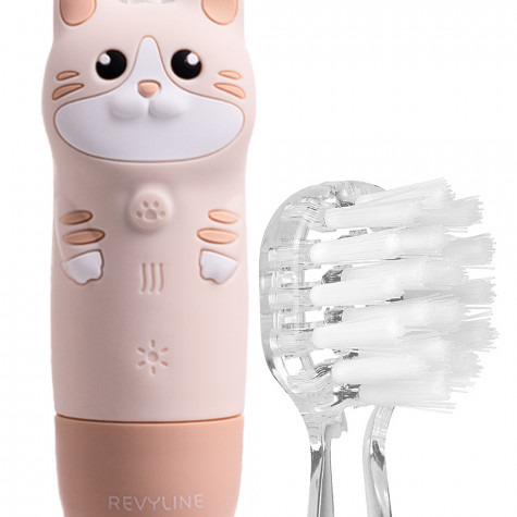 Электрическая звуковая зубная щётка Revyline RL 025 Baby Kitty, Beige и по всему Узбекистану в интернет-магазине Revyline.uz