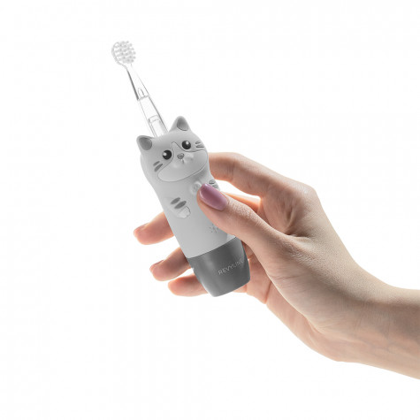 Электрическая звуковая зубная щётка Revyline RL 025 Baby Kitty, Grey и по всему Узбекистану в интернет-магазине Revyline.uz