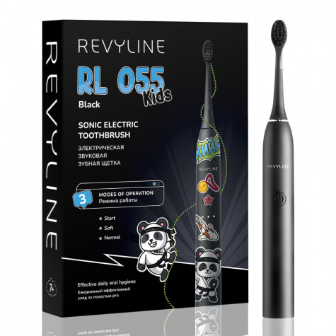 Электрическая зубная щетка Revyline RL 055 Kids, Black и по всему Узбекистану в интернет-магазине Revyline.uz