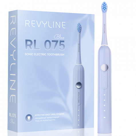Электрическая звуковая зубная щётка Revyline RL 075 Blue и по всему Узбекистану в интернет-магазине Revyline.uz