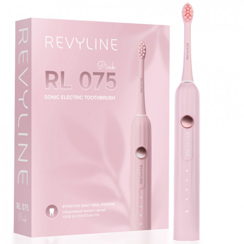 Электрическая звуковая зубная щётка Revyline RL 075 Pink и по всему Узбекистану в интернет-магазине Revyline.uz