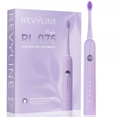 Электрическая звуковая зубная щётка Revyline RL 075 Lilac и по всему Узбекистану в интернет-магазине Revyline.uz