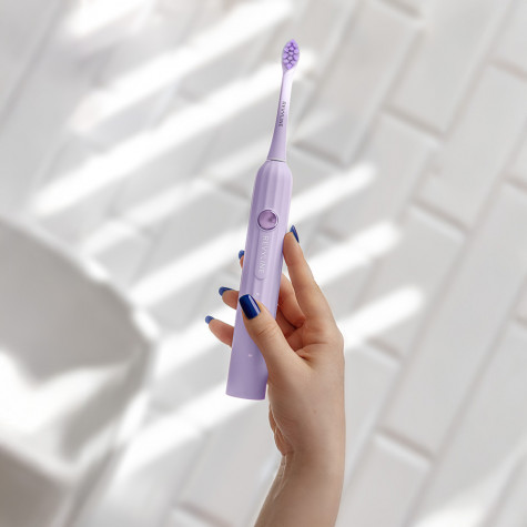 Электрическая звуковая зубная щётка Revyline RL 075 Lilac и по всему Узбекистану в интернет-магазине Revyline.uz