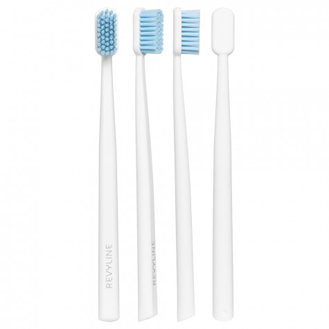 Набор зубных щеток Revyline SM6000 DUO White/Pink + White/Blue и по всему Узбекистану в интернет-магазине Revyline.uz