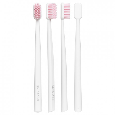 Набор зубных щеток Revyline SM6000 DUO White/Pink + White/Blue и по всему Узбекистану в интернет-магазине Revyline.uz