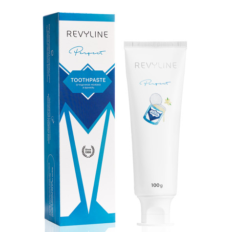 Зубная паста Revyline Perfect Сгущенное молоко и ваниль, 100 г и по всему Узбекистану в интернет-магазине Revyline.uz
