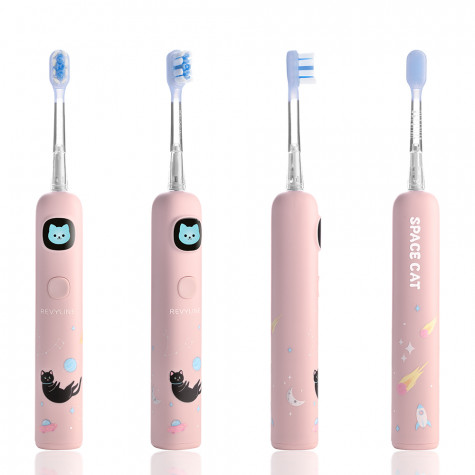 Электрическая звуковая зубная щетка Revyline RL 095 Kids, Pink и по всему Узбекистану в интернет-магазине Revyline.uz