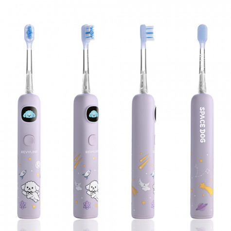 Электрическая звуковая зубная щетка Revyline RL 095 Kids, Lilac и по всему Узбекистану в интернет-магазине Revyline.uz