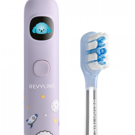 Электрическая звуковая зубная щетка Revyline RL 095 Kids, Lilac и по всему Узбекистану в интернет-магазине Revyline.uz