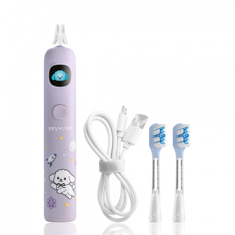 Электрическая звуковая зубная щетка Revyline RL 095 Kids, Lilac и по всему Узбекистану в интернет-магазине Revyline.uz