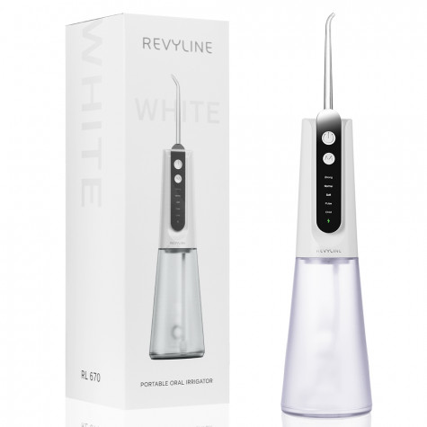 Портативный ирригатор Revyline RL 670 White и по всему Узбекистану в интернет-магазине Revyline.uz