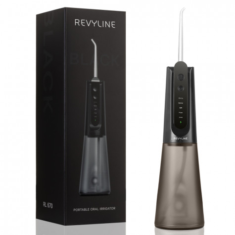 Портативный ирригатор Revyline RL 670 Black и по всему Узбекистану в интернет-магазине Revyline.uz