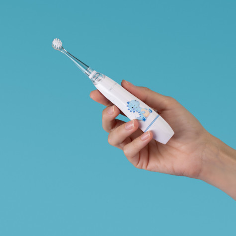 Электрическая звуковая зубная щётка Revyline RL 025 Infant, Blue и по всему Узбекистану в интернет-магазине Revyline.uz