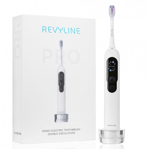 Электрическая звуковая зубная щётка Revyline RL 080 PRO White и по всему Узбекистану в интернет-магазине Revyline.uz