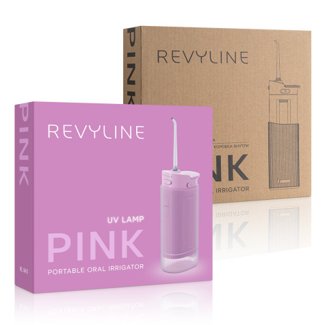 Портативный ирригатор Revyline RL 840, Pink и по всему Узбекистану в интернет-магазине Revyline.uz