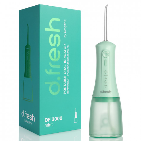 Портативный ирригатор D.Fresh by Revyline DF3000 Mint и по всему Узбекистану в интернет-магазине Revyline.uz