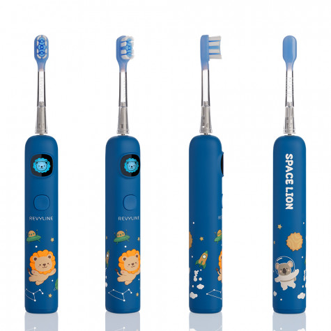 Электрическая звуковая зубная щетка Revyline RL 095 Kids, Blue и по всему Узбекистану в интернет-магазине Revyline.uz