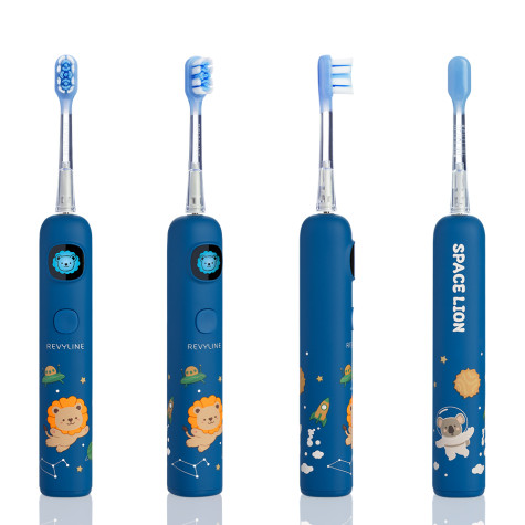 Электрическая звуковая зубная щетка Revyline RL 095 Kids, Blue и по всему Узбекистану в интернет-магазине Revyline.uz