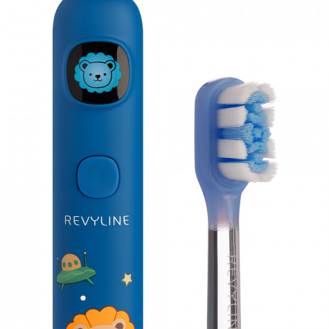 Электрическая звуковая зубная щетка Revyline RL 095 Kids, Blue и по всему Узбекистану в интернет-магазине Revyline.uz