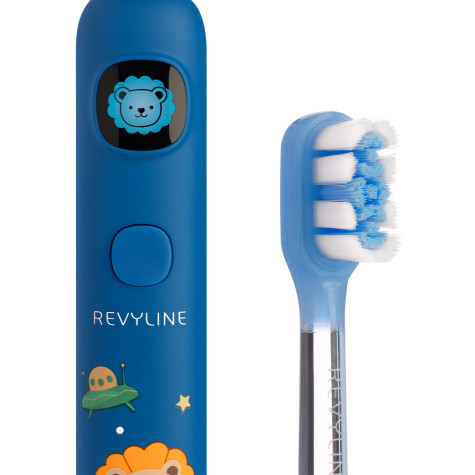 Электрическая звуковая зубная щетка Revyline RL 095 Kids, Blue и по всему Узбекистану в интернет-магазине Revyline.uz