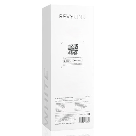 Портативный ирригатор Revyline RL 230, White и по всему Узбекистану в интернет-магазине Revyline.uz